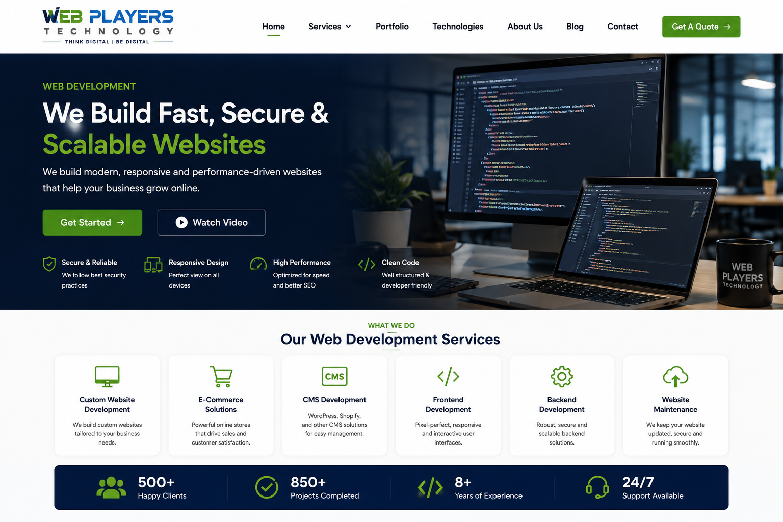 Trusted Web Development Company in Connaught Place Delhi Custom Website Development Solutions