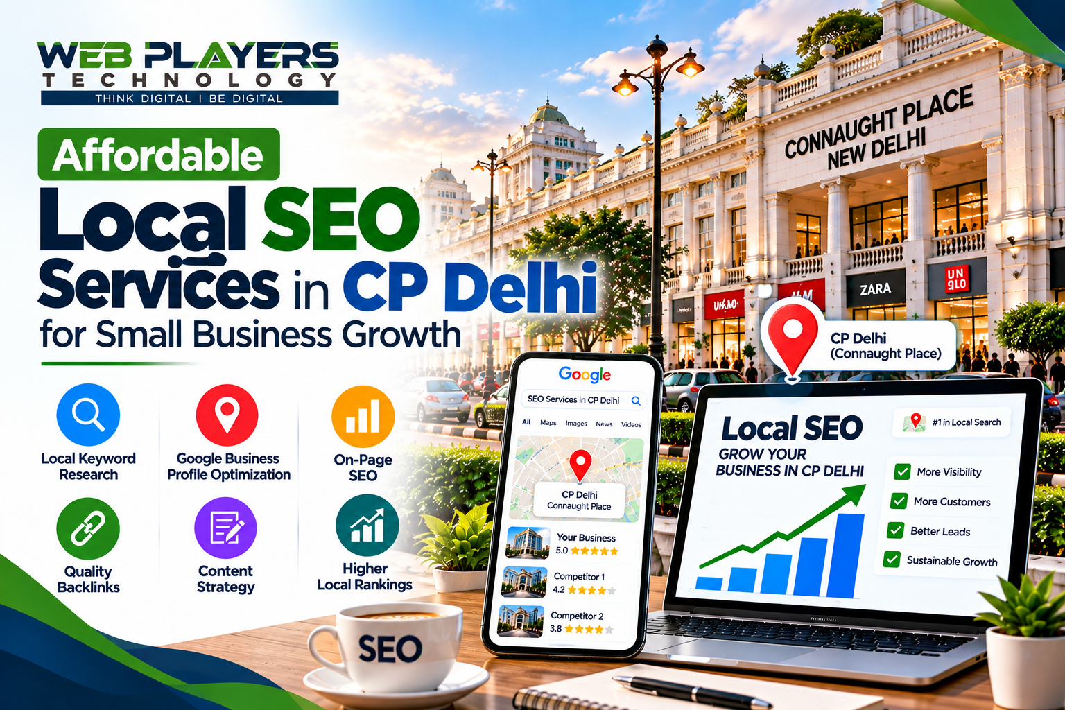 Affordable Local SEO Services in CP Delhi for Small Business Growth