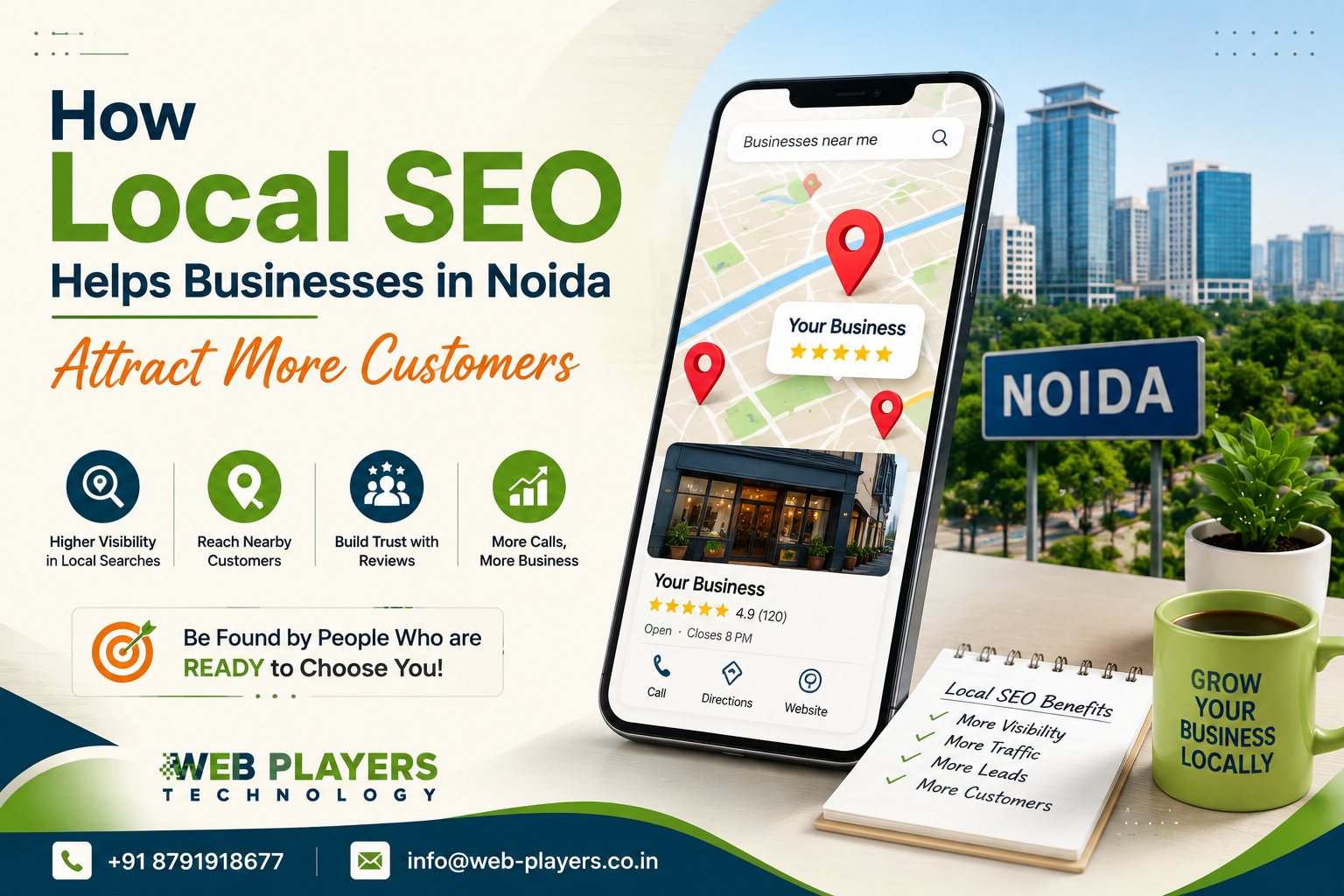 How Local SEO Helps Businesses in Noida Attract More Customers