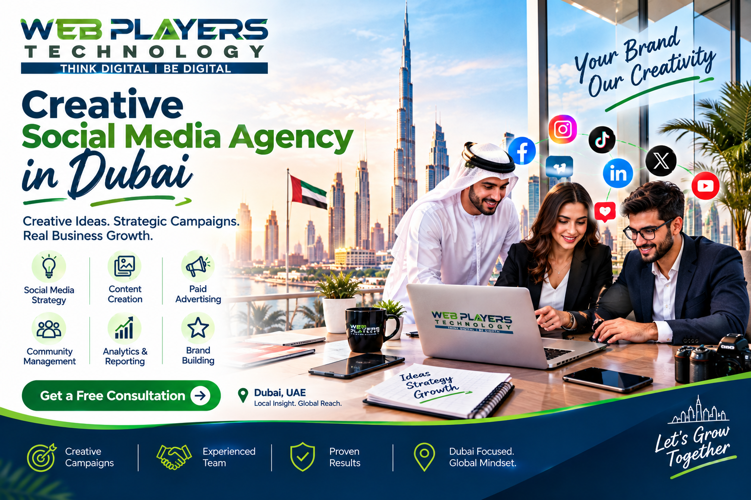 Creative Social Media Agency in Dubai for Growing Brands