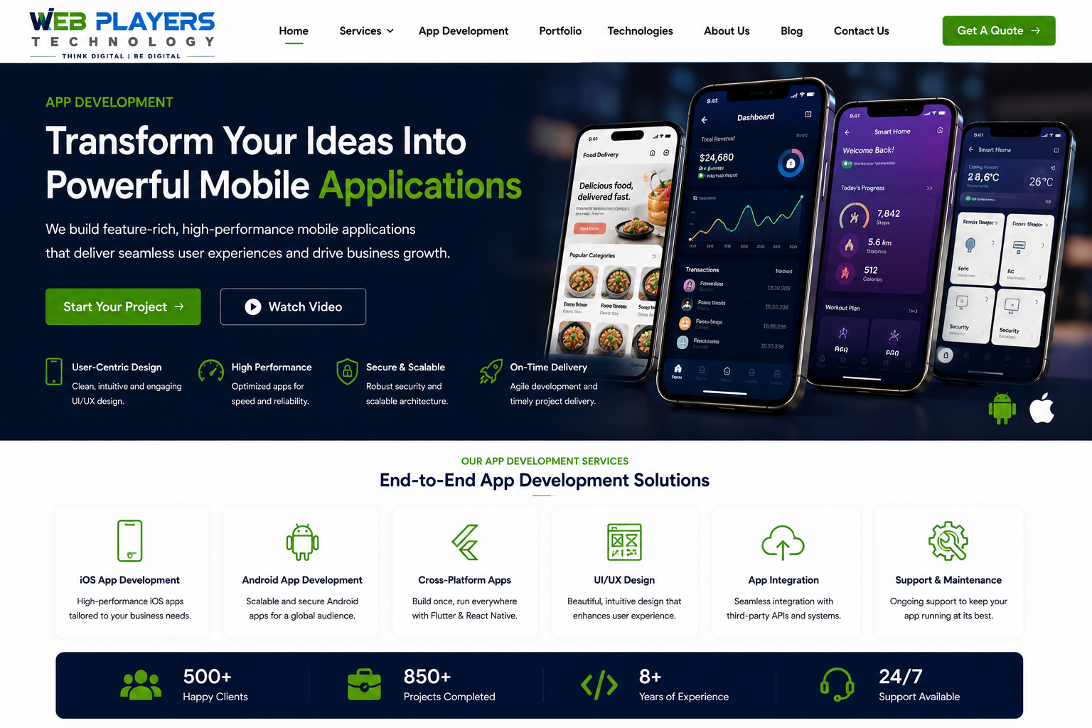rusted App Development Company in Connaught Place Delhi  Android iOS App Development Services