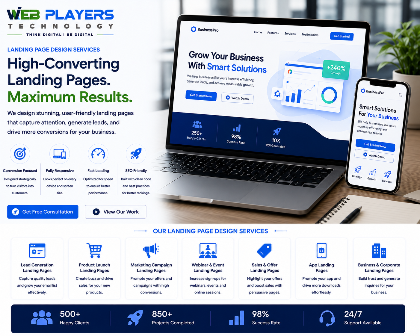 Trusted Landing Page Designing Company in Noida Professional Landing Page Design Services