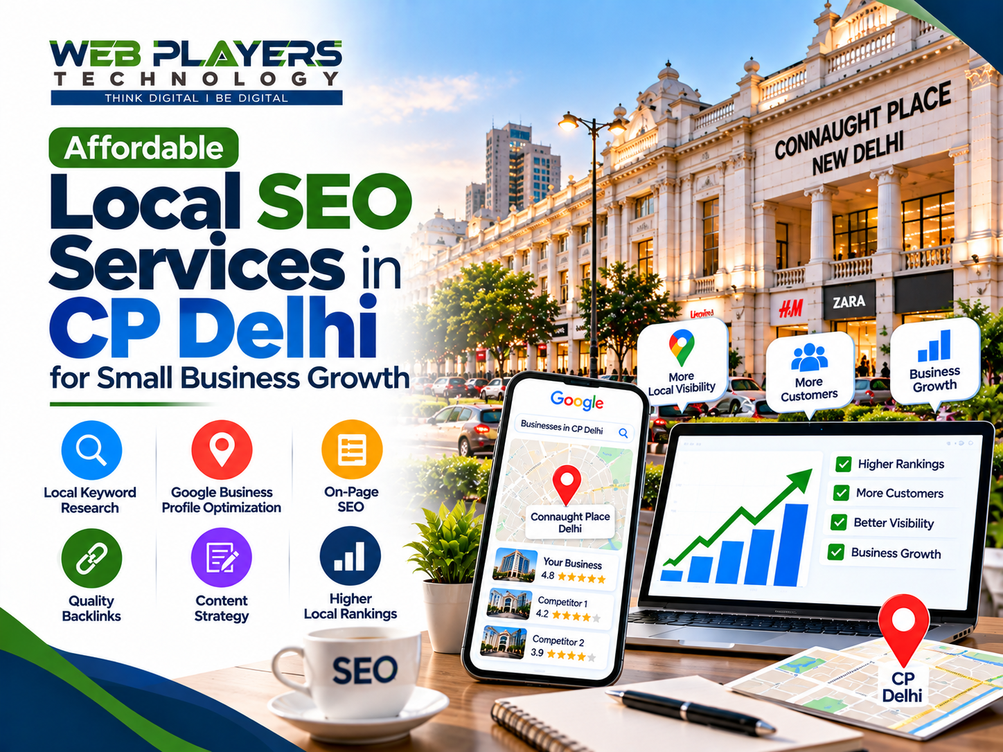 Affordable Local SEO Services in CP Delhi for Small Business Growth