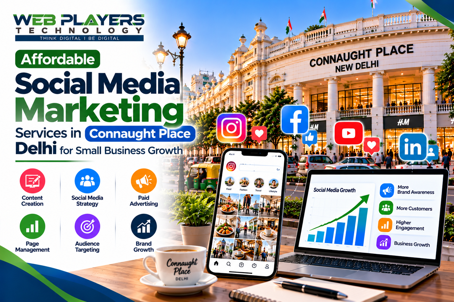 Affordable Social Media Marketing Services in Connaught Place Delhi