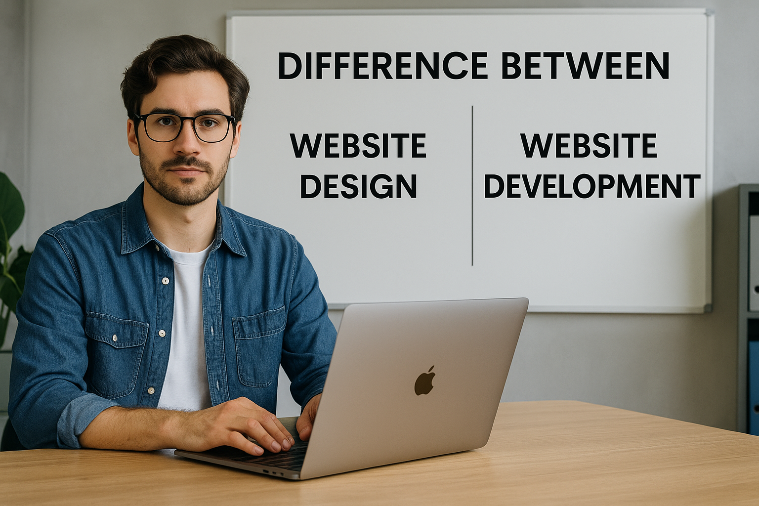difference between website design and website development
