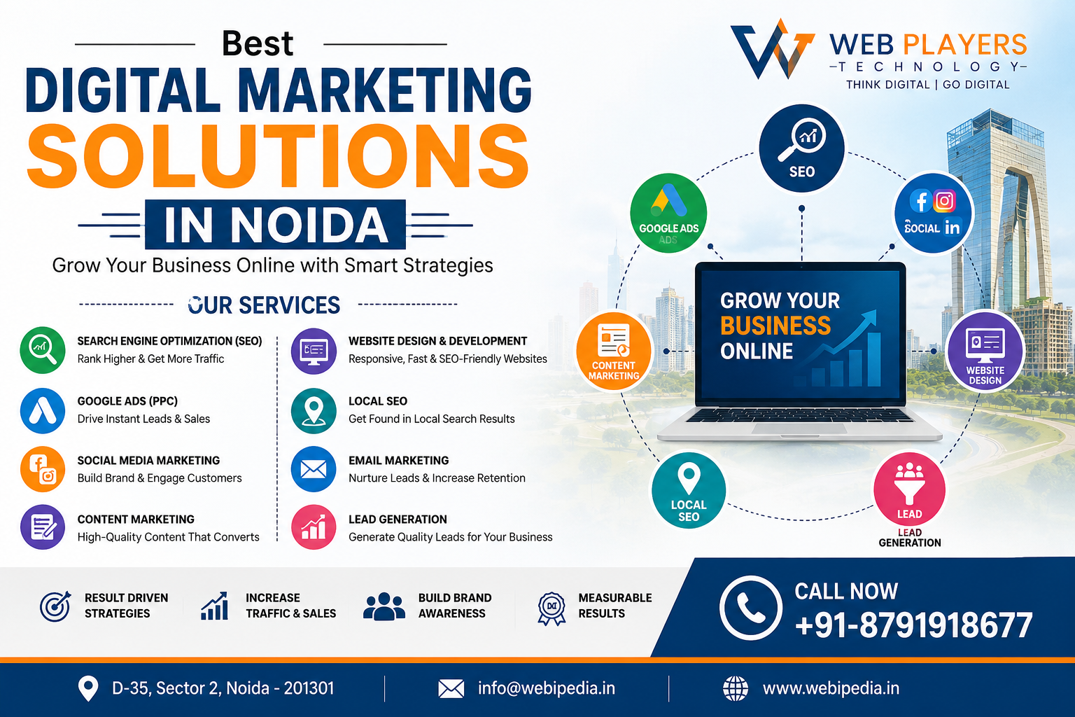 Digital Marketing Solutions in Noida – Complete Online Growth Services for Modern Businesses