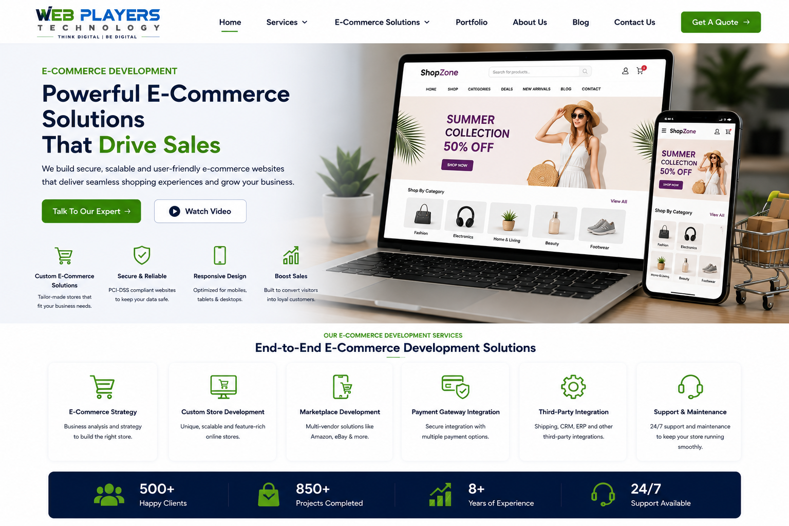 Trusted E-Commerce Development Company in Connaught Place Delhi | Custom E-Commerce Website Development