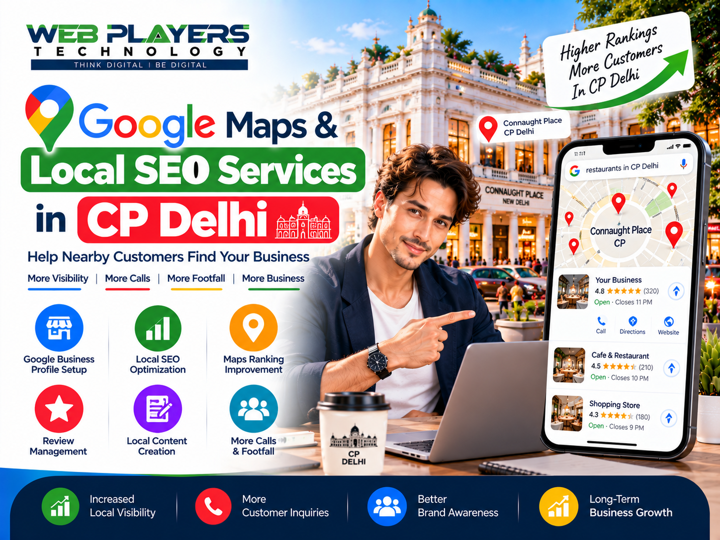 Google Maps and Local SEO Services in CP Delhi for Small Businesses