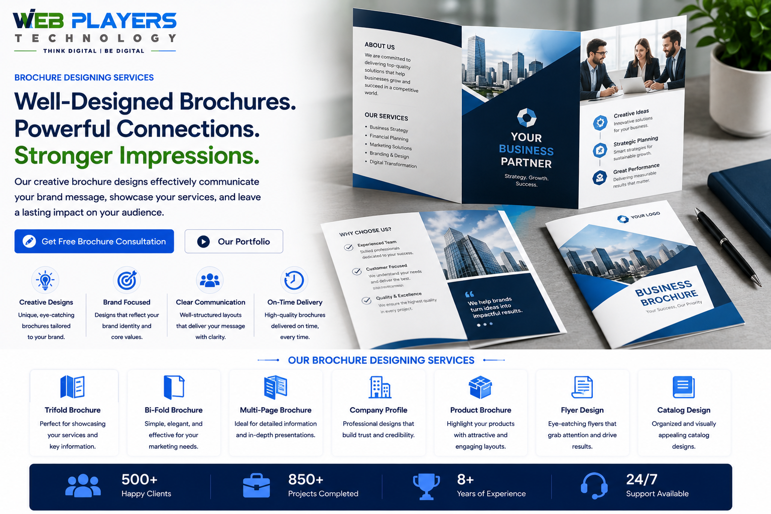 Trusted Brochure Designing Company in Connaught Place Delhi Professional Brochure Design Services