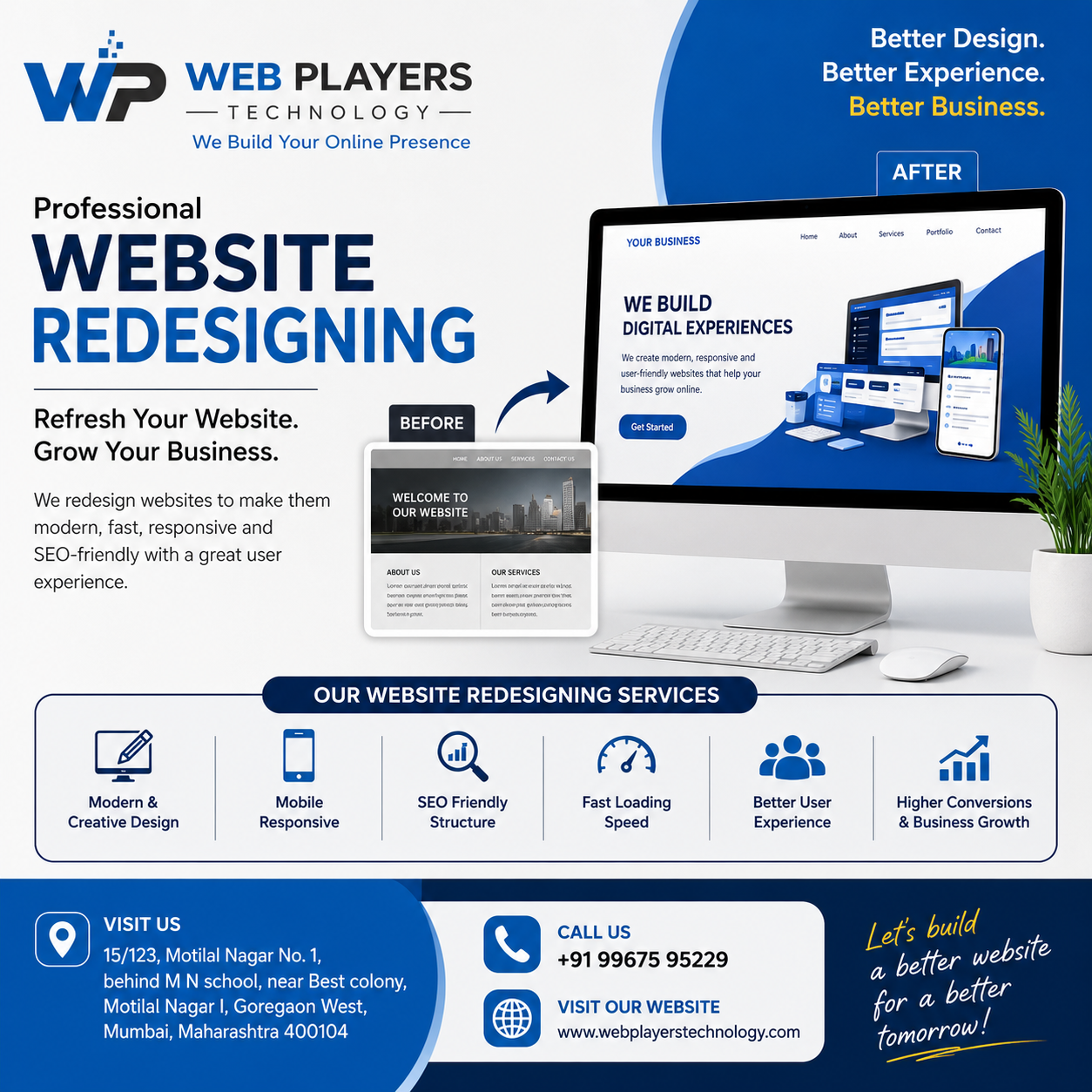 Professional Website Redesigning Services in Noida Modern UI/UX SEO Optimized Solutions