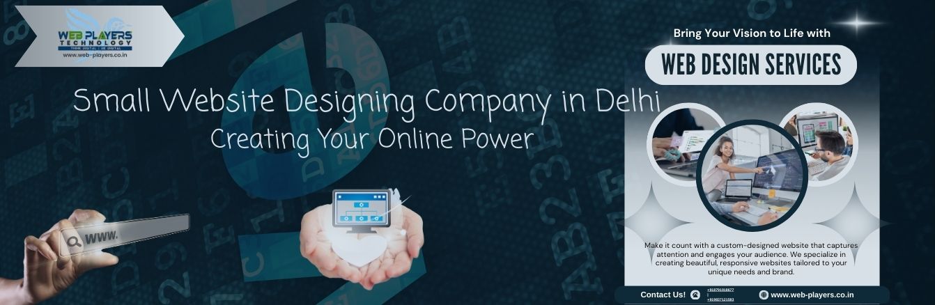   small website designing company in delhi  - Web Players Technology
